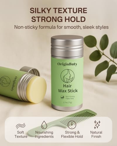 Originbuty Hair Wax Stick for Flyaways & Edge Control 2.7 oz