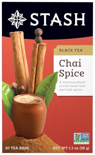 Stash Tea Chai Spice Black Tea Bags - 20 Count Box