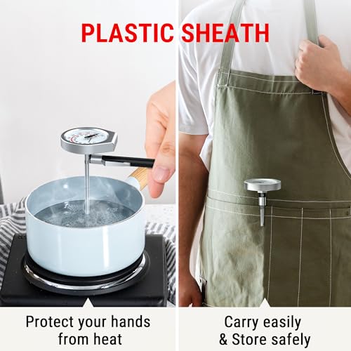 TempPro Analog Instant Read Meat Thermometer with Protective Sheath