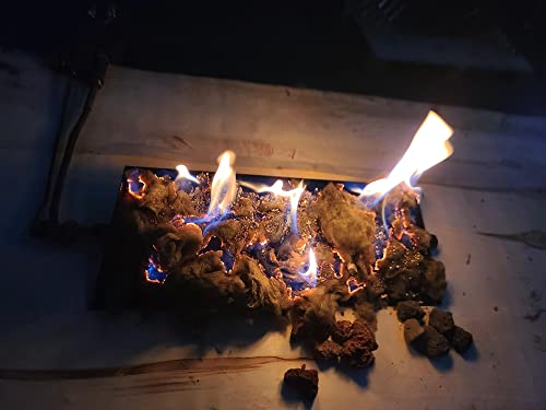 Americangaslogs High Temperature Rock Wool Gas Logs - 6oz Bag