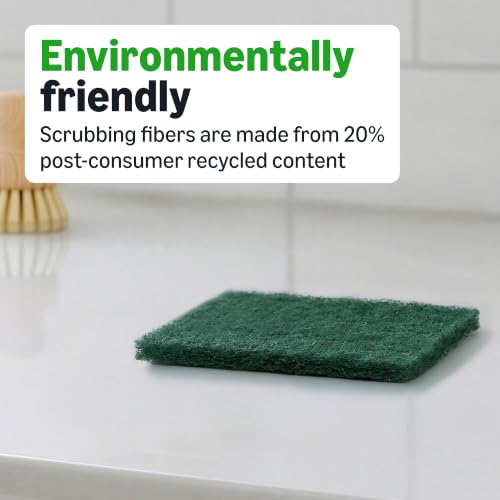 Amazon Basics Heavy Duty Scour Pads - 4 Pack Kitchen Scrubber