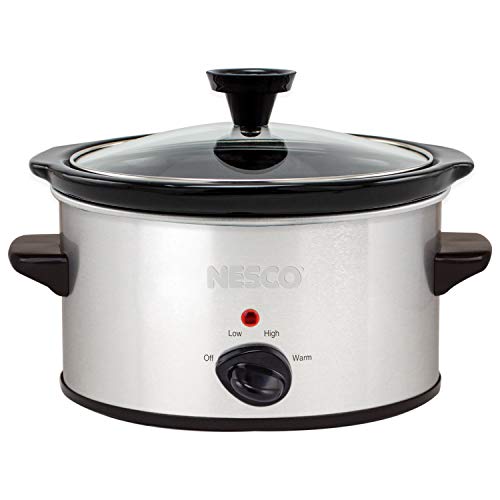 NESCO SC-150-47, Slow Cooker, 1.5 Quart, Silver