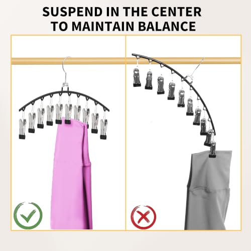 Space-Saving Legging Hangers for Closet Organizer - 2 Pcs