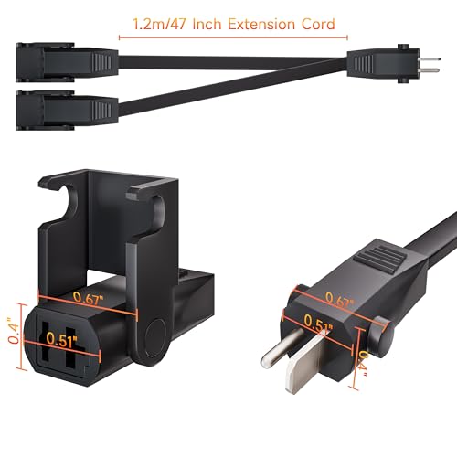 Okin 2-Pin Y-Splitter Power Cable for Electric Recliner and Lift Chairs