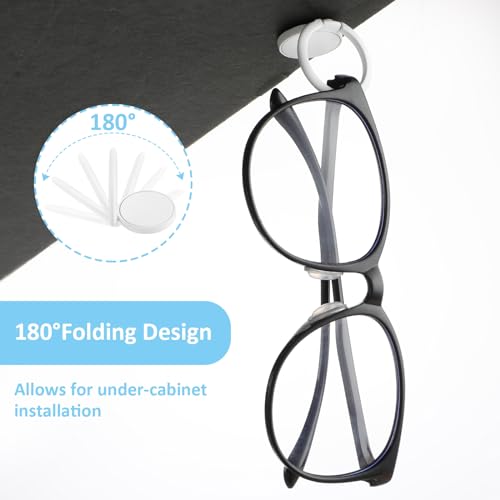 Mabor 6-Piece Sunglass Wall Organizer with Adhesive Mount