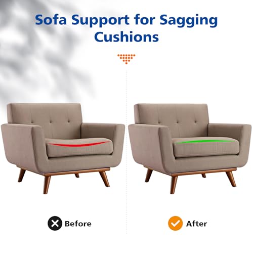 20"x20" Curved High-Density Foam Couch Support for Sagging Cushions