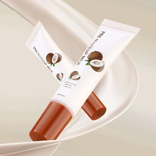 Coconut Face Primer - Hydrating & Smoothing Makeup Base for All Skin Types