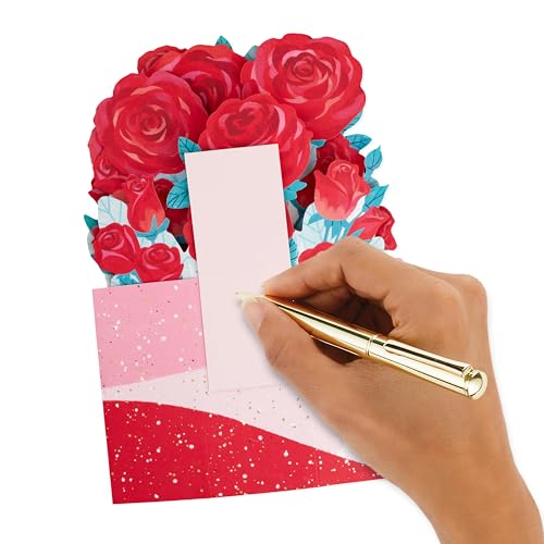 Hallmark 3D Pop Up Card - Rose Bouquet for Valentine's Day