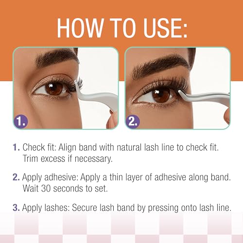 Ardell Winks Pre-Cut Half Eyelashes - Wispy Cat Eye False Lashes 1 Pack