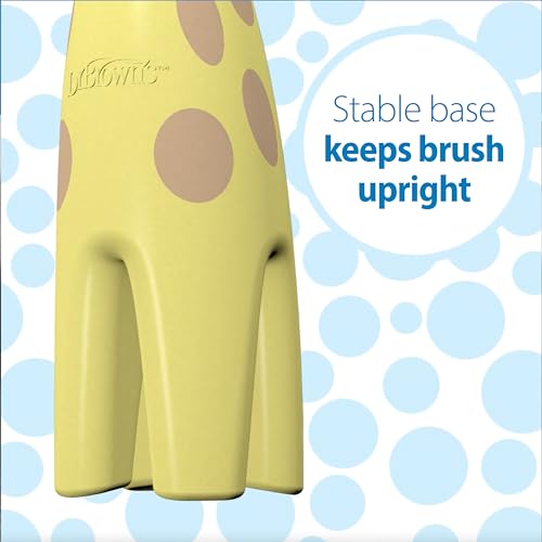 Dr. Brown's Infant-to-Toddler Giraffe Toothbrush - Yellow, 1 Count, BPA Free