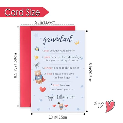 Father's Day Card for Grandpa - Funny Message Card by Blumon