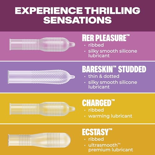 Trojan Pleasure Pack Assorted Lubricated Condoms, 12 Count Variety
