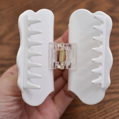 Sunny Side Up Egg Hair Claw Clip 3.1 Inch Non-Slip Poached Egg Barrette