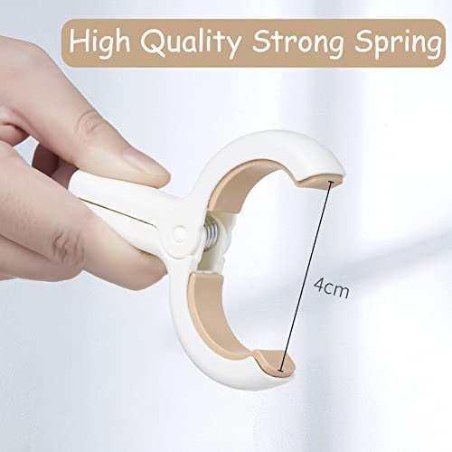 12 Pack Heavy Duty Plastic Clothes Pins with Anti-Rust Springs