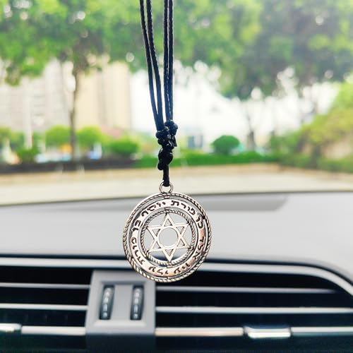 Star of David Car Mirror Pendant - Retro Hanging Ornament