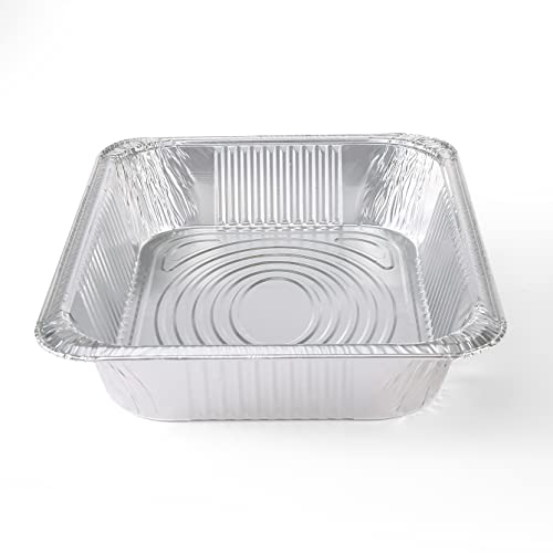 Glad Disposable Half Size Deep Aluminum Steam Pans, 2 Ct