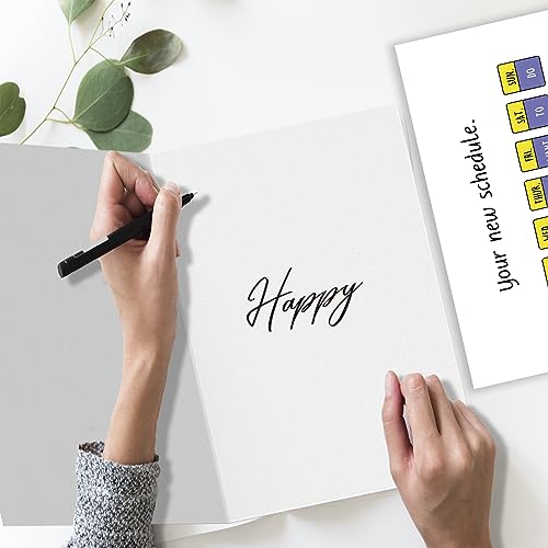 Funny Retirement Card for Him & Her - Humorous New Job Gift