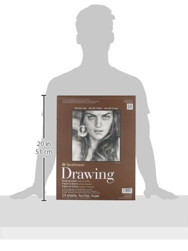 Strathmore 400 Series Medium Drawing Pad - Cream 11x14, 24 Sheets