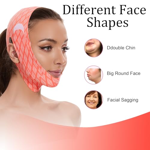 V Line Mask Chin Strap for Sleeping, Double Chin Reducer & Jawline Shaper