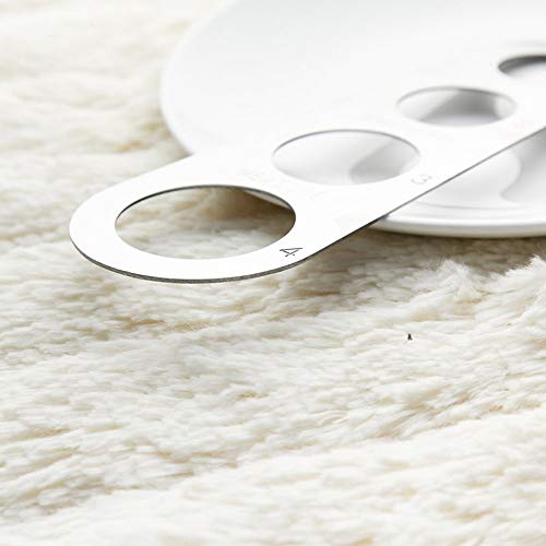 Stainless Steel Spaghetti Measuring Spoons - 1 to 4 Servings