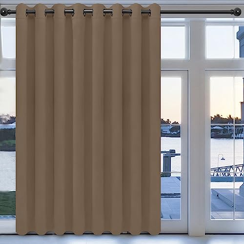 Easy-Going Blackout Curtains, Camel, 100x96 in, 1 Panel