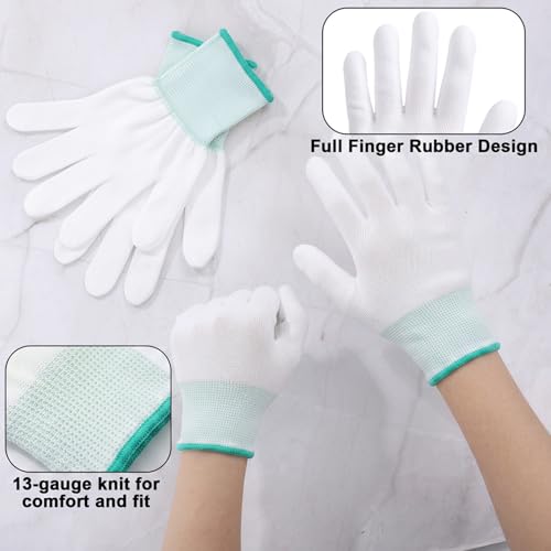 Exircy Heat Resistant Styling Gloves 4 Pcs for Hair Curling and Flat Irons