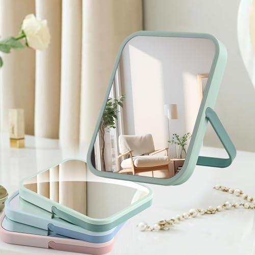 Tooackl 3-in-1 Magnetic Locker Mirror with Foldable Stand & Hook