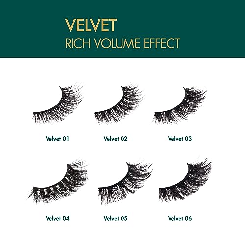i-ENVY Velvet Soft Wispy False Eyelashes - Dramatic Volume Strip Lashes