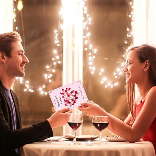 Romantic Valentine's Day Card for Wife - 5x7 Heart Design