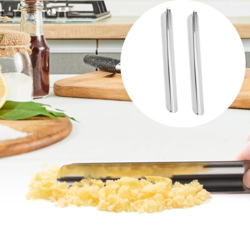 Stainless Steel Table Crumb Sweepers - 2 Pack with Pocket Clip