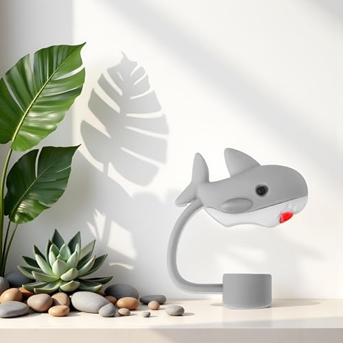 Gray Shark Straw Cover for Stanley 40 & 30 oz Tumbler