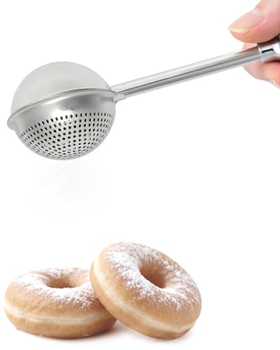 Vosturdy One-Handed Flour Duster - Stainless Steel Baking Tool