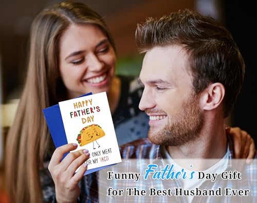 Funny Taco Father's Day Card for Husband - Humorous Greeting
