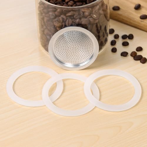 Sivaphe 3 Cup Moka Pot Replacement Infuser & Gasket Set