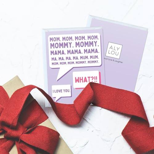Funny Mom Birthday Card - Witty Sarcastic Greeting for All Moms