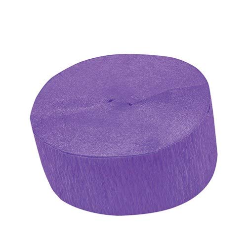 Premium Purple Crepe Paper Roll - 81' for DIY Crafts & Decor