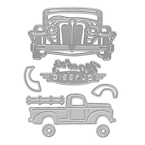 ABTOLS Metal Truck Cutting Dies for Card Making and Scrapbooking
