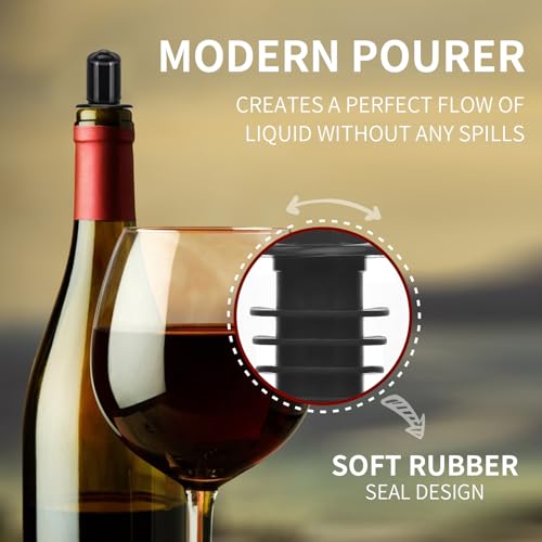 12 Pack Plastic Bottle Pourers with Dust Caps for Oil & Syrup