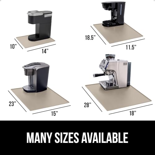 Gorilla Grip Silicone Coffee Mat 15x23 - Waterproof & Heat Resistant