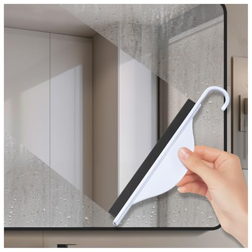 2-Pack Mini Shower Squeegee for Glass & Bathroom Cleaning
