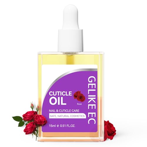 Gelike EC Nail Cuticle Oil with Jojoba and Vitamin E for Damaged Nails