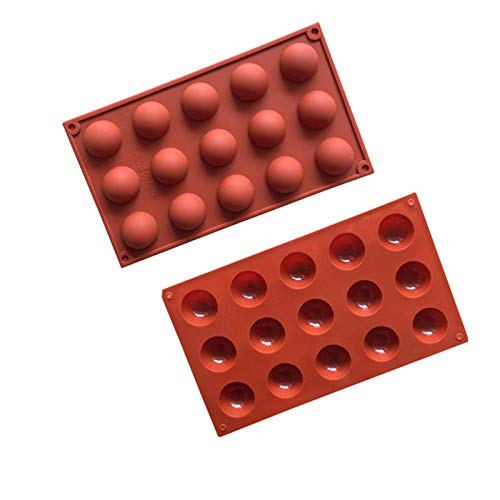 15-Cavity Silicone Chocolate Mold for Cakes & Desserts