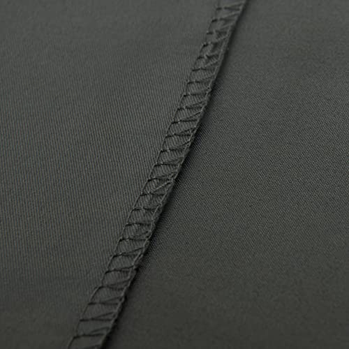 NTBAY Toddler Microfiber Pillowcases Set of 2, Zippered 13x18 in Dark Grey