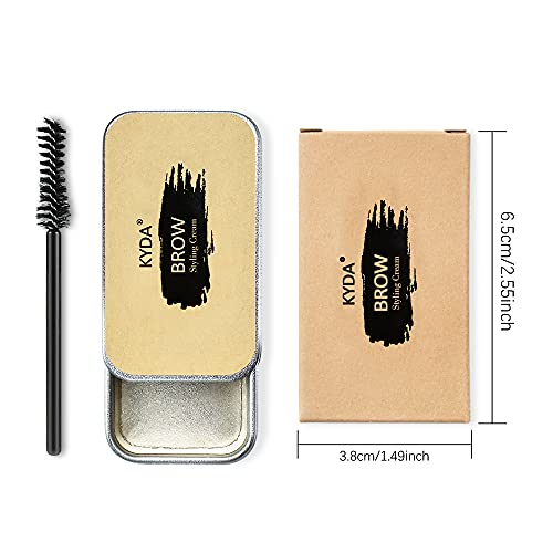 Ownest Eyebrow Soap Kit - Long-Lasting Waterproof 3D Feathery Brow Styling Pomade