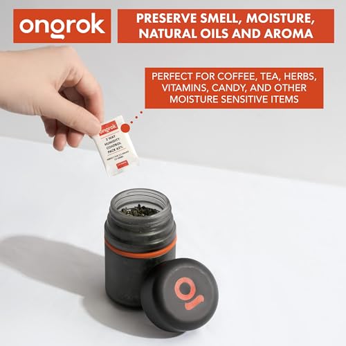 ONGROK 2-Way Humidity Control Packets, 62% RH, 1.5g for 1/8 oz (24 Pack)
