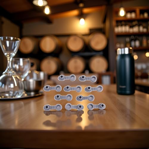 10-Pack Silicone Straw Hole Grommets & Wine Stoppers for 20/30oz Tumblers