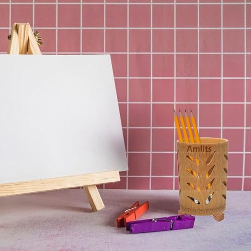 Bamboo Toothbrush Holder with Drainage – Eco-Friendly Bathroom Organizer