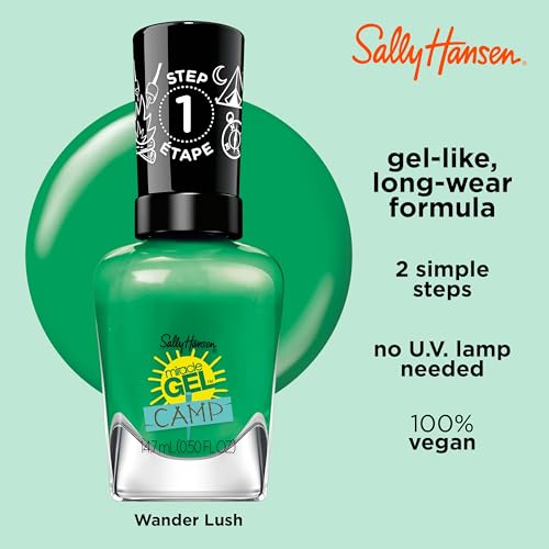 Sally Hansen Miracle Gel Nail Polish - 897 Wanderlush Teal Green