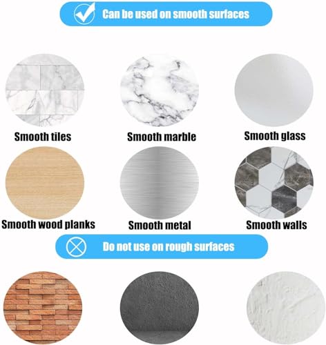 Transparent Suction Cups - 6 Pcs Strong PVC Pads with Screws