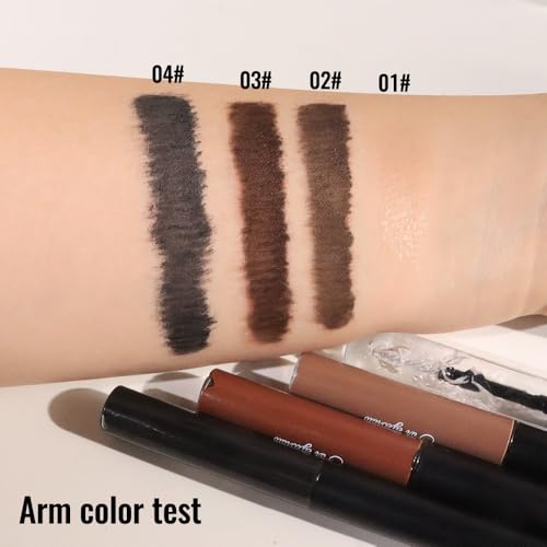WanTuoluo 2 Pack Brow Gel & Tinted Eyebrow Mascara Waterproof Makeup